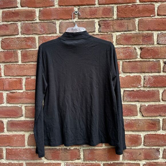 Eileen Fisher Women's Organic Cotton Slub Jersey Mock Neck Top XS NEW - Picture 5 of 6